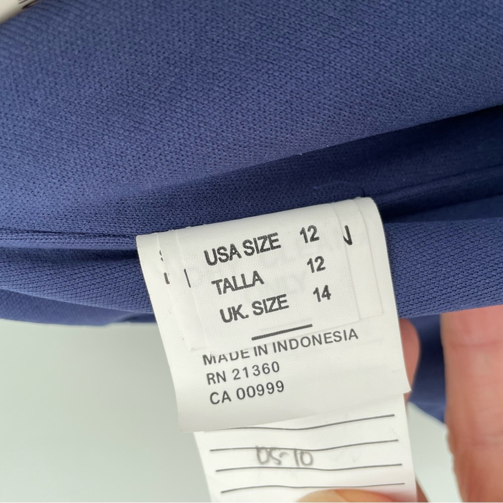 MORILEE Madeline Gardner Halter Chiffon Bridesmaid Jumpsuit in Sapphire 21626 - Picture 7 of 14